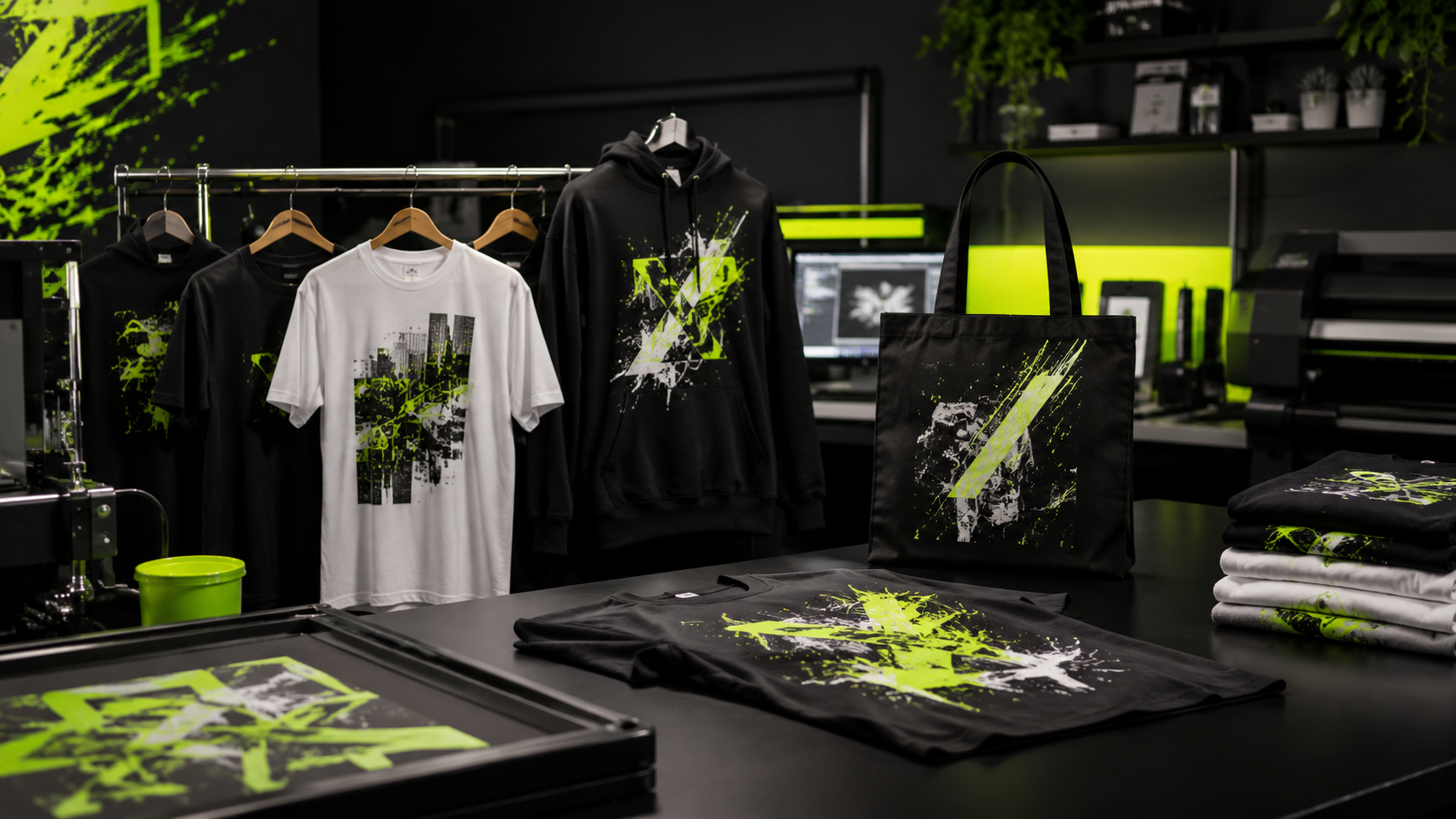 Kleding met bedrukking MJ Reclame