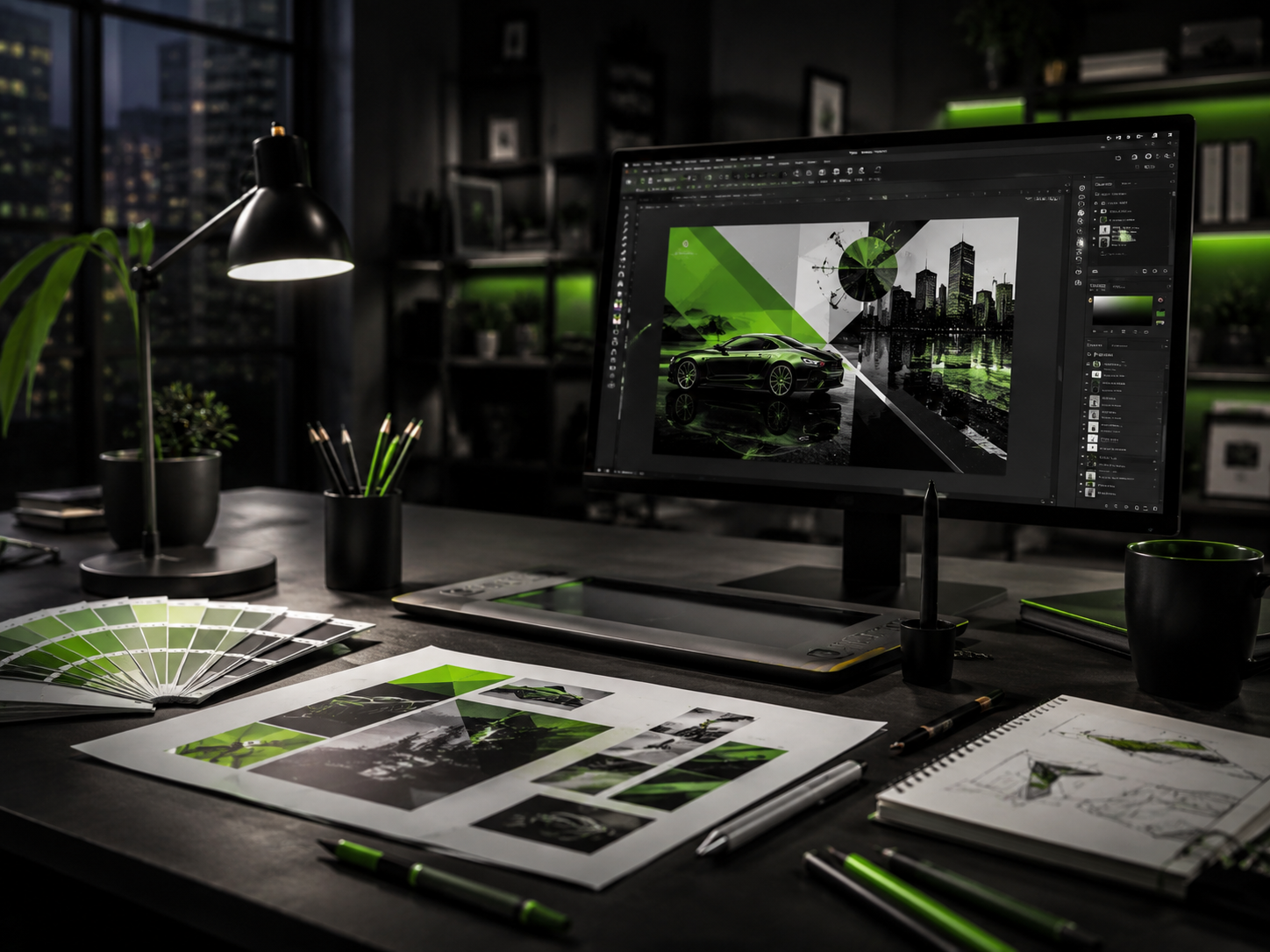 Grafisch ontwerp MJ Reclame